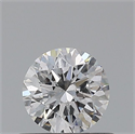 Natural Diamond 0.42 Carats, Round with Excellent Cut, D Color, VS2 Clarity and Certified by GIA