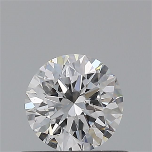 Picture of Natural Diamond 0.42 Carats, Round with Excellent Cut, D Color, VS2 Clarity and Certified by GIA