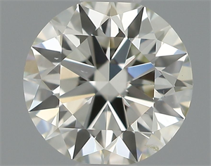 Picture of Natural Diamond 0.50 Carats, Round with Excellent Cut, H Color, VS2 Clarity and Certified by IGI