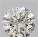 Natural Diamond 0.50 Carats, Round with Very Good Cut, J Color, SI2 Clarity and Certified by IGI