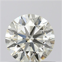 Natural Diamond 0.53 Carats, Round with Excellent Cut, K Color, VS1 Clarity and Certified by IGI