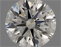 Natural Diamond 0.43 Carats, Round with Excellent Cut, H Color, VS1 Clarity and Certified by IGI