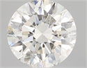 Natural Diamond 0.40 Carats, Round with Very Good Cut, G Color, I1 Clarity and Certified by GIA