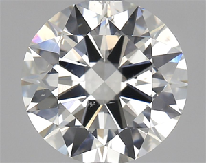 Picture of Natural Diamond 1.82 Carats, Round with Excellent Cut, H Color, SI1 Clarity and Certified by GIA