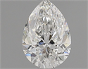 Natural Diamond 1.00 Carats, Pear with  Cut, F Color, I1 Clarity and Certified by GIA