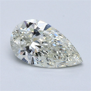 Picture of Natural Diamond 1.51 Carats, Pear with  Cut, J Color, SI1 Clarity and Certified by GIA