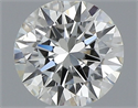 Natural Diamond 0.40 Carats, Round with Excellent Cut, I Color, VS2 Clarity and Certified by GIA