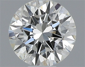 Picture of Natural Diamond 0.40 Carats, Round with Excellent Cut, I Color, VS2 Clarity and Certified by GIA