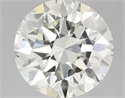 Natural Diamond 3.77 Carats, Round with Excellent Cut, K Color, VVS1 Clarity and Certified by IGI