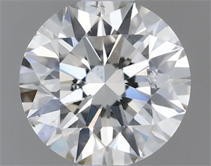 Picture of Natural Diamond 0.50 Carats, Round with Excellent Cut, H Color, SI1 Clarity and Certified by IGI