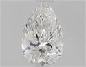 Natural Diamond 0.50 Carats, Pear with  Cut, F Color, VVS1 Clarity and Certified by GIA