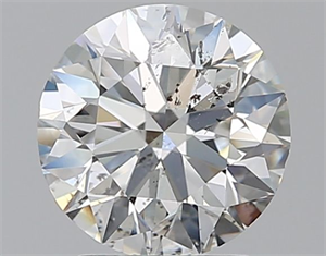 Picture of Natural Diamond 2.00 Carats, Round with Excellent Cut, G Color, SI2 Clarity and Certified by GIA