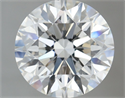 Natural Diamond 2.19 Carats, Round with Excellent Cut, F Color, VVS2 Clarity and Certified by GIA