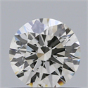 Natural Diamond 0.51 Carats, Round with Excellent Cut, H Color, SI1 Clarity and Certified by IGI