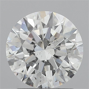 Picture of Natural Diamond 2.02 Carats, Round with Excellent Cut, G Color, SI1 Clarity and Certified by GIA