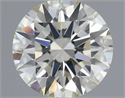 Natural Diamond 0.40 Carats, Round with Excellent Cut, J Color, VVS1 Clarity and Certified by IGI