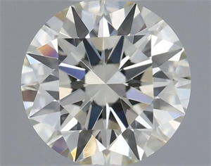 Picture of Natural Diamond 0.40 Carats, Round with Excellent Cut, J Color, VVS1 Clarity and Certified by IGI