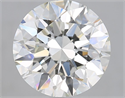 Natural Diamond 3.13 Carats, Round with Excellent Cut, G Color, VVS2 Clarity and Certified by IGI