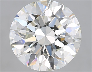 Picture of Natural Diamond 3.13 Carats, Round with Excellent Cut, G Color, VVS2 Clarity and Certified by IGI