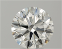 Natural Diamond 3.12 Carats, Round with Excellent Cut, K Color, VS2 Clarity and Certified by GIA