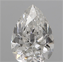 Natural Diamond 1.02 Carats, Pear with  Cut, H Color, SI2 Clarity and Certified by GIA