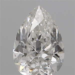 Picture of Natural Diamond 1.02 Carats, Pear with  Cut, H Color, SI2 Clarity and Certified by GIA