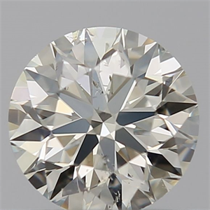 Picture of Natural Diamond 0.46 Carats, Round with Excellent Cut, K Color, SI1 Clarity and Certified by GIA