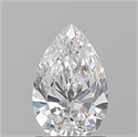 Natural Diamond 1.04 Carats, Pear with  Cut, D Color, VVS2 Clarity and Certified by GIA