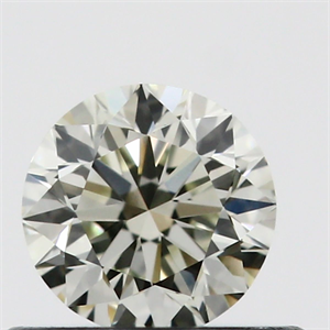 Picture of Natural Diamond 0.41 Carats, Round with Very Good Cut, I Color, IF Clarity and Certified by IGI