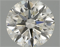 Natural Diamond 0.40 Carats, Round with Excellent Cut, H Color, VS2 Clarity and Certified by IGI