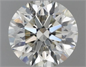 Natural Diamond 0.40 Carats, Round with Excellent Cut, I Color, SI1 Clarity and Certified by IGI