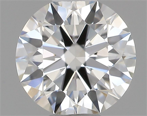 Picture of Natural Diamond 0.40 Carats, Round with Excellent Cut, H Color, VS1 Clarity and Certified by GIA