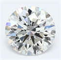 Natural Diamond 1.80 Carats, Round with Excellent Cut, J Color, VVS2 Clarity and Certified by GIA