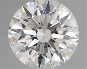 Picture of Natural Diamond 0.40 Carats, Round with Excellent Cut, F Color, VS1 Clarity and Certified by GIA