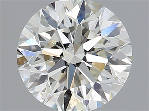 Picture of Natural Diamond 0.40 Carats, Round with Very Good Cut, I Color, SI1 Clarity and Certified by GIA