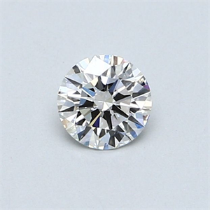 Picture of Natural Diamond 0.40 Carats, Round with Very Good Cut, F Color, VS2 Clarity and Certified by GIA