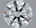 Natural Diamond 0.42 Carats, Round with Excellent Cut, D Color, SI1 Clarity and Certified by GIA