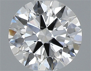 Picture of Natural Diamond 0.42 Carats, Round with Excellent Cut, D Color, SI1 Clarity and Certified by GIA