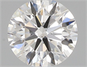 Natural Diamond 0.44 Carats, Round with Excellent Cut, E Color, VS2 Clarity and Certified by GIA