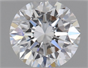 Natural Diamond 0.40 Carats, Round with Excellent Cut, F Color, VVS2 Clarity and Certified by GIA