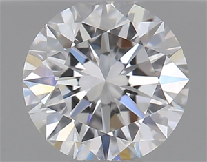 Picture of Natural Diamond 0.40 Carats, Round with Excellent Cut, F Color, VVS2 Clarity and Certified by GIA