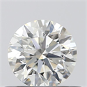 Natural Diamond 0.44 Carats, Round with Excellent Cut, I Color, SI1 Clarity and Certified by GIA