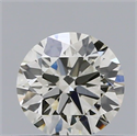 Natural Diamond 0.40 Carats, Round with Excellent Cut, H Color, VS2 Clarity and Certified by IGI