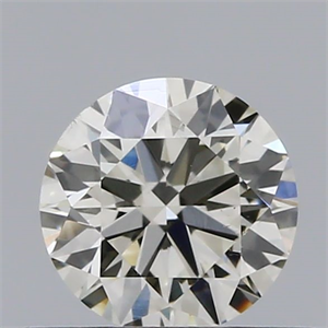 Picture of Natural Diamond 0.40 Carats, Round with Excellent Cut, H Color, VS2 Clarity and Certified by IGI