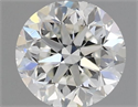 Natural Diamond 0.50 Carats, Round with Good Cut, I Color, VS1 Clarity and Certified by GIA