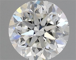 Picture of Natural Diamond 0.50 Carats, Round with Good Cut, I Color, VS1 Clarity and Certified by GIA