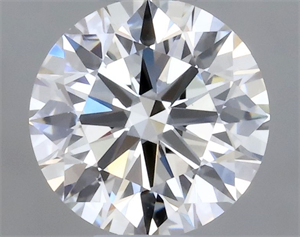 Picture of Natural Diamond 0.40 Carats, Round with Excellent Cut, G Color, VS2 Clarity and Certified by GIA