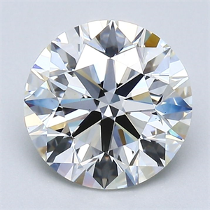 Picture of Natural Diamond 1.91 Carats, Round with Excellent Cut, I Color, VS1 Clarity and Certified by GIA