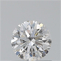 Natural Diamond 0.50 Carats, Round with Excellent Cut, E Color, I1 Clarity and Certified by GIA