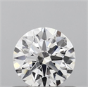 Natural Diamond 0.40 Carats, Round with Excellent Cut, H Color, SI1 Clarity and Certified by IGI